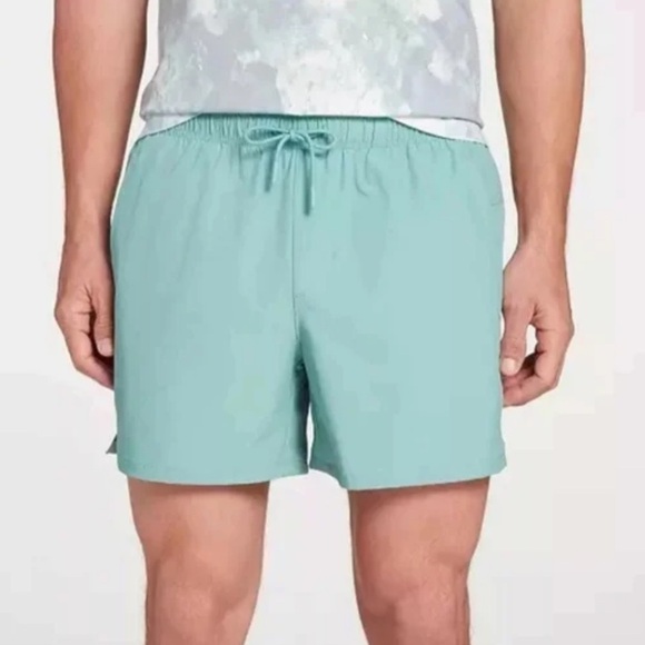 VRST Men’s Woven Nylon 5” Shorts Bundle in Dusty Teal Heather Size 2XL - Picture 3 of 9